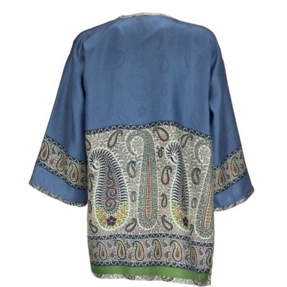 ETRO Silk Kesha Poncho 
Size L - Picture 6 of 12